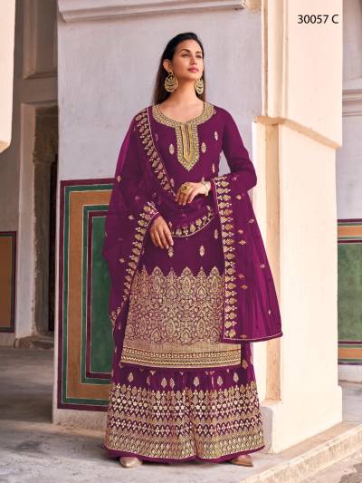 Dno 30057 Colours By Sanjay Textile Embroidery Premium Suits